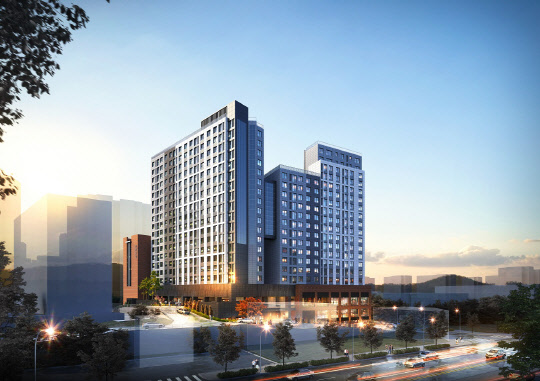 아현 푸르지오 클라시티 투시도. <대우건설 제공>